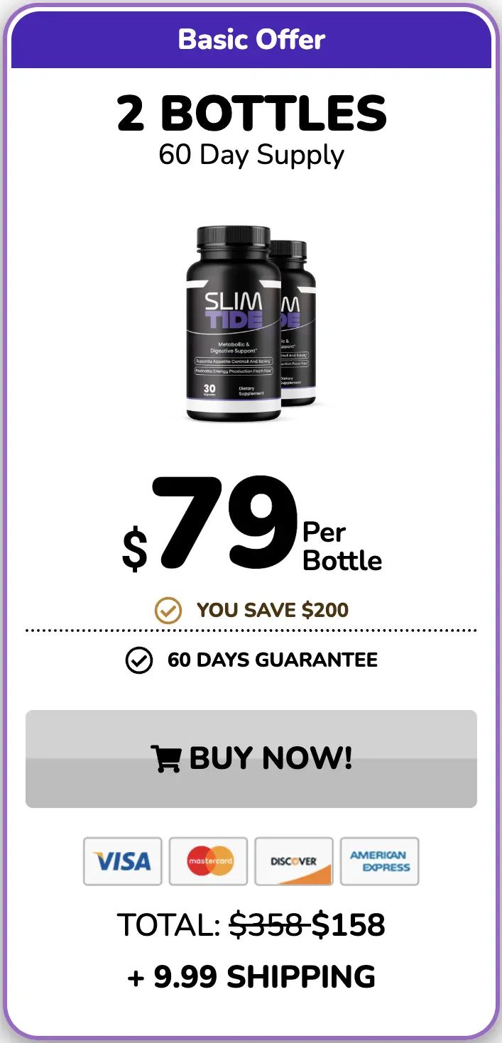 Slimtide one bottle